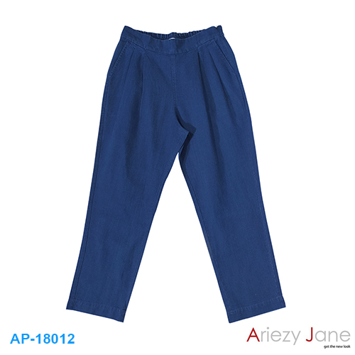 กางเกงสแล็ค ลินิน สีกรมท่า AP-18012