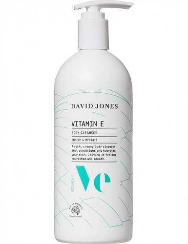 VITAMIN E BODY CLEANSER 500ML ครีมอาบน้ำ วิตามิน อี ของเดวิคโจนส์ : David Jones