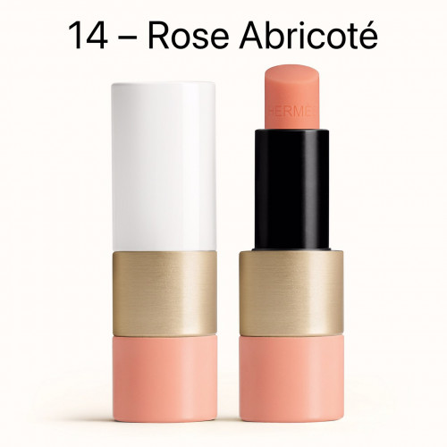 NEW HERMÈS Tinted lip balm สี 14 Rose Abricoté ลิปบาล์มสีสุดหรูจาก HERMÈS 
