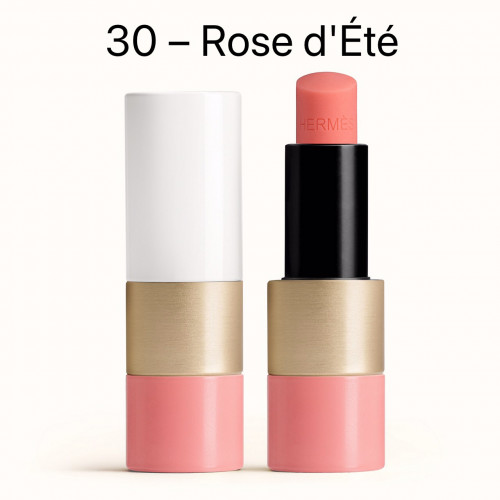  NEW HERMÈS Tinted lip balm สี 30 Rose d'Été ลิปบาล์มสีสุดหรูจาก HERMÈS 