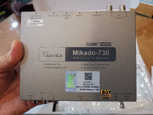 ทีวีดิจิตอล  กล่องรับสัญญาณ TUNER TV Digital ASUKA Mikado-730 รับสัญญาณแรงสุดในท้องตลาด รถวิ่งเร็วสั 3