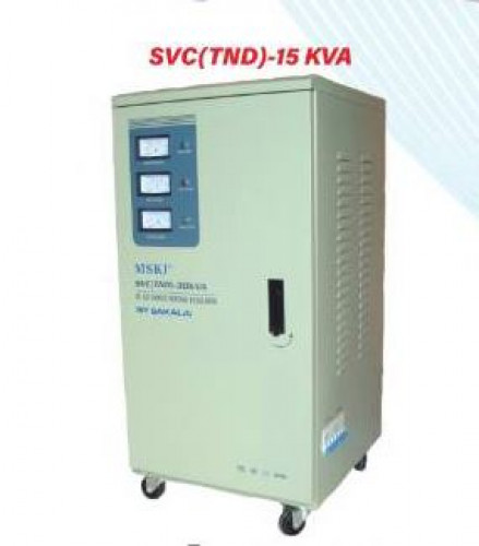 AVR ตู้เพิ่มแรงดันไฟอัตโนมัติ MSKJ SVC 15000VA (12000W) สำหรับ 5HP มอเตอร์ ปั๊มน้ำ ปั๊มบาดาล