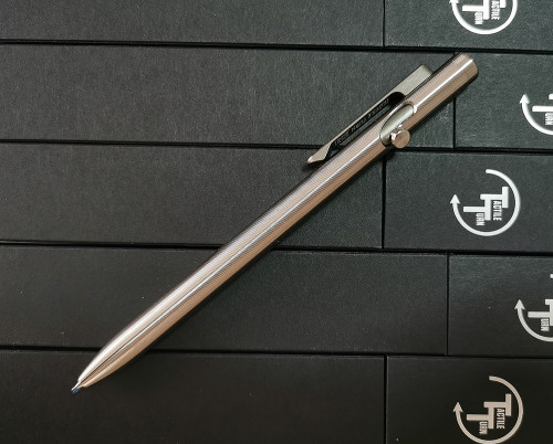 ปากกา Tactile Turn Titanium Slim Bolt Action Pen, Standard (10-SB1-TTM-TTM)