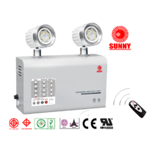 SUNNY Emergency light LED 12 w. Battery 12V.5.0 Ah. Backup 2.5 Hr