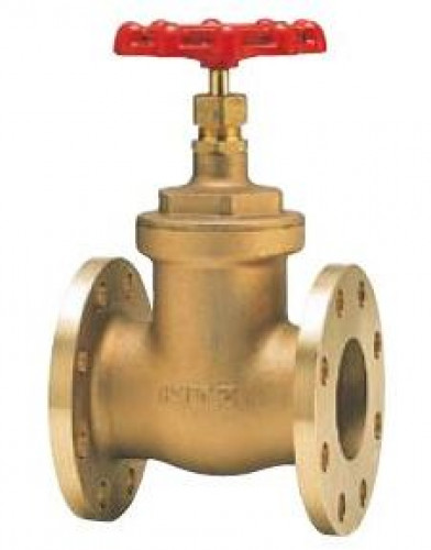 KITZ Bronze Gate Valve W.O.G. 150 Psi. Flanged End Drilled Size 1-1/4 Inch. model. EB/EBH