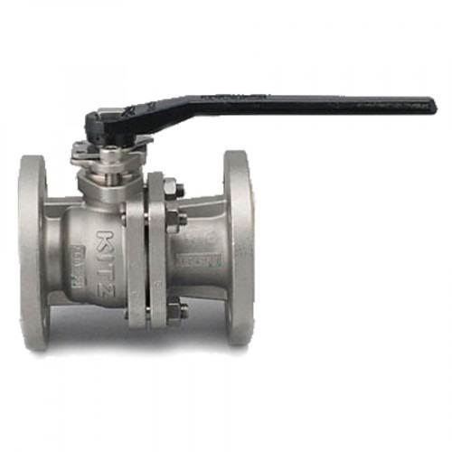 KITZ Stainless Steel Ball Valve SCS13A W.O.G. 10k Psi. Flanged End Size 1-1/4 Inch. model. 10UTB