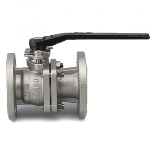KITZ Stainless Steel Ball Valve SCS13A W.O.G. 10k Psi. Flanged End Size 2-1/2 Inch. model. 10UTB