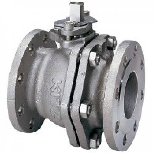 KITZ Stainless Steel Ball Valve SCS13A W.O.G. 10k Psi. Flanged End Size 10 Inch. model. G-10UTB