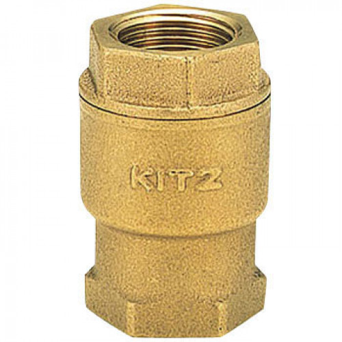 KITZ Bronze Check Valve W.O.G. 10K Psi. Thread End to BS21 Size 1/2 Inch. model. RF*1