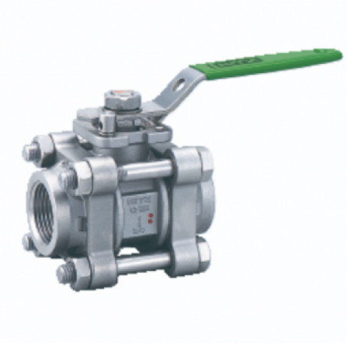KITZ Stainless Steel Ball Valve CF8M W.O.G. 1000 Psi. Thread End Size 1-1/2 Inch. Model. U3TZM