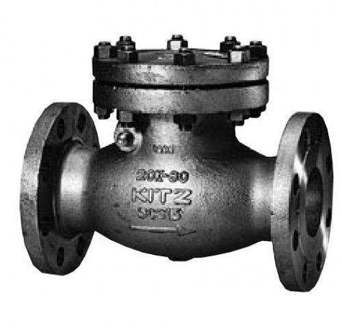 KITZ Stainless Steel Swing Check Valve SCS14A 20k Psi. Flanged 5 Inch. Model. 20UOAM(T)