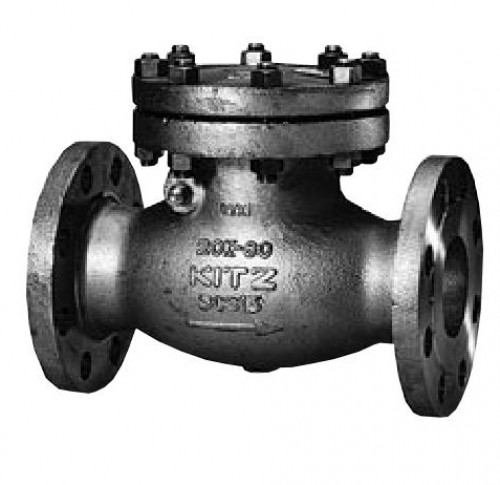 KITZ Stainless Steel Swing Check Valve CF8M 300 Psi. Flanged 8 Inch. Model. 300UOAM(T)