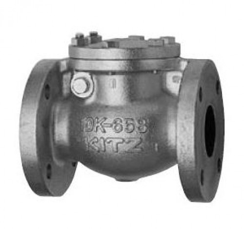 KITZ Cast iron Swing Check Valve A126CL.B 125 Psi. Flanged 8 Inch. Model. 125FCO