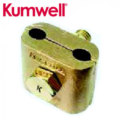 KUMWELL  Ground Clamp Two Cable to Flat Bar  Model. GXCCP-P