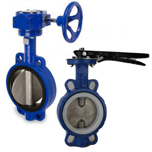 VALOR Ductile Iron Butterfly Valve Wafer Type SUS304 ,BUNA-N Class#125, PN16 200 psi. Model. V601W