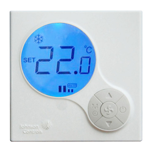 JOHNSON CONTROL Thermostat ,Proportional ,HI-MED-LO Switch ,Digital LED Model.T6634-TE21-9JR0