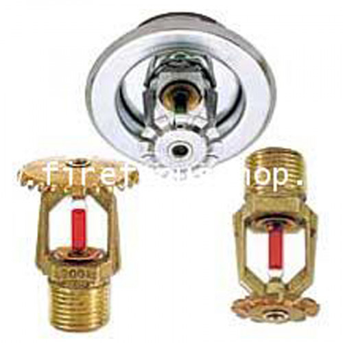 หัวสปริงเกลอร์ ยี่ห้อ Tyco แบบ Up-Right K-factor, 1/2 นิ้ว Type  Ty - 4851  68°C  Red Bulb