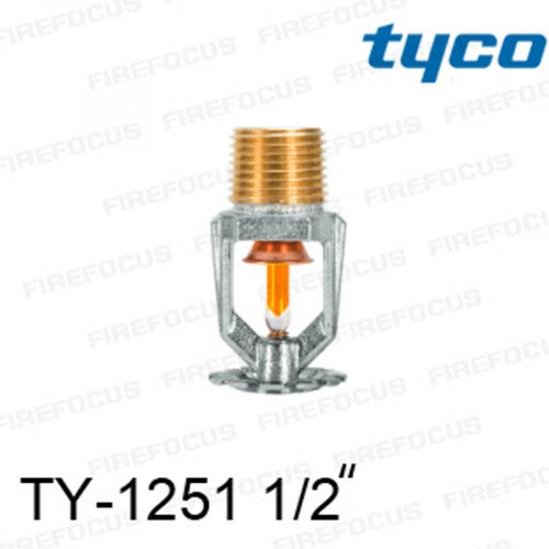 สปริงเกลอร์ แบบเพนเด้นท์ สีส้ม TY-B 135°F รุ่น TY-1251 (K2.8) 1/2 นิ้ว ยี่ห้อ TYCO