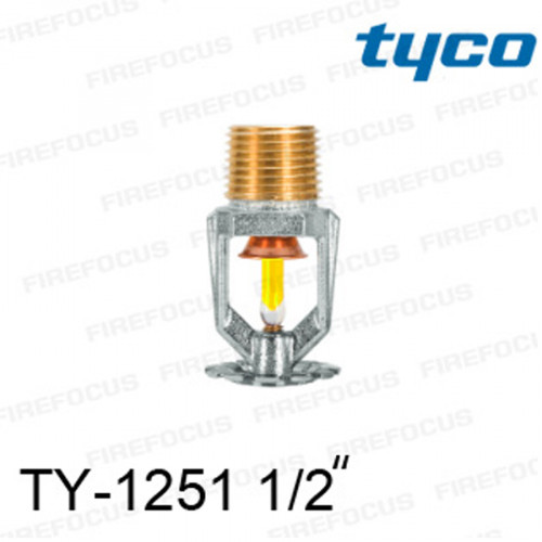 สปริงเกลอร์ แบบเพนเด้นท์ สีเหลือง TY-B 175°F รุ่น TY-1251 (K2.8) 1/2 นิ้ว ยี่ห้อ TYCO