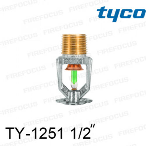 สปริงเกลอร์ แบบเพนเด้นท์ สีเขียว TY-B 200°F รุ่น TY-1251 (K2.8) 1/2 นิ้ว ยี่ห้อ TYCO