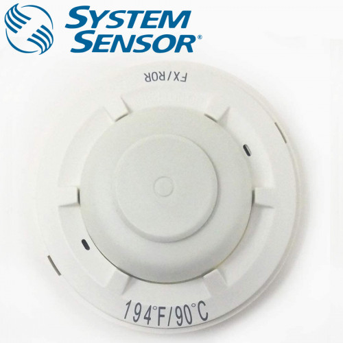 SYSTEM SENSOR Heat Detector  Dual Circuit Rate of Rise Fixed Temp. 194°F Model. 5622
