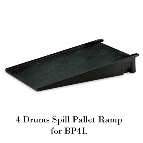 พาเลทรองสารเคมี 4 Drum Spill Pallet Ramp for BP4L Model. STRMDTSSBP4R