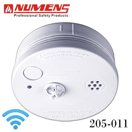 NUMENS อุปกรณ์ตรวจจับควันและความร้อน ที่อุณหภูมิ 57°C แบบไร้สาย แจ้งเตือนแบบเสียง รุ่น 205-011
