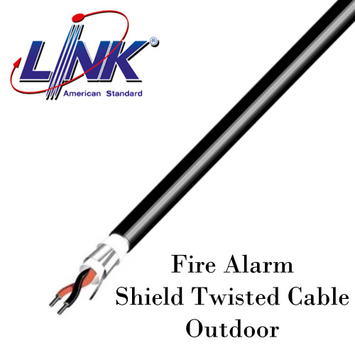 LINK Fire Alarm Shield Twisted Cable 2x16 AWG Outdoor 1 pair PE 100 m. Model. CB-0216P