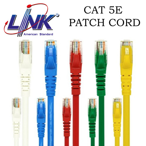 LINK CAT 5E Cable RJ45 - RJ45 PATCH CORD, LSZH Model. US-5006LZ-X  ยาว 2 เมตร