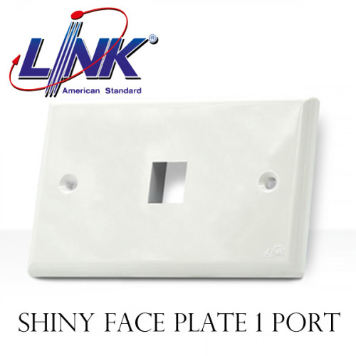 LINK SHINY FACE PLATE 1 PORT Model. US-2311