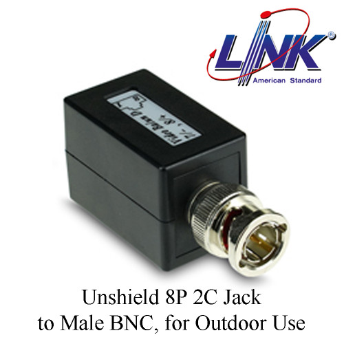 LINK Unshield 8P 2C Jack to Male BNC, for Outdoor Use Model. UT-5032