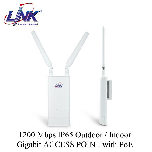 LINK 1200 Mbps IP65 Outdoor / Indoor Gigabit ACCESS POINT with PoE Model. PA-3220
