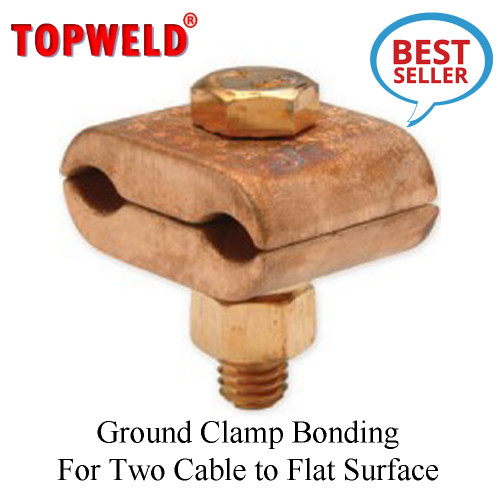 TOPWELD Ground Clamp Bonding For Two Cable to Flat Surface Cable 150-240 sq.mm. Model. T-GH 4
