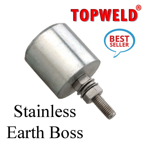 TOPWELD Stainless Earth Boss dia. 50 mm. Length 45 mm. Model. T-GEB