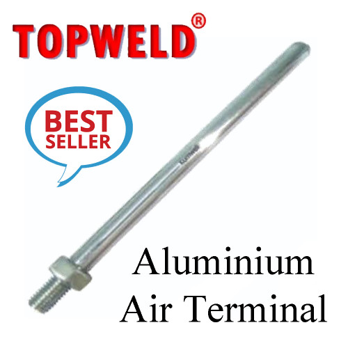 TOPWELD Aluminium Air Terminal dia. 15 mm. Length 500 mm. Model. T-LBAT-58-500A