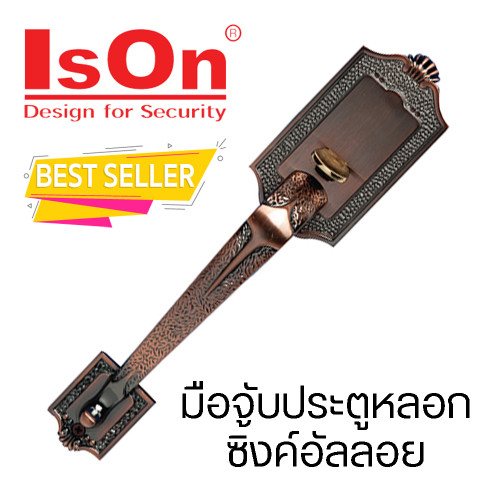 IsOn มือจับประตูหลอก ซิ้งค์อัลลอย (Dummy) รุ่น NO.5681 AC ทองแดงรมดำ