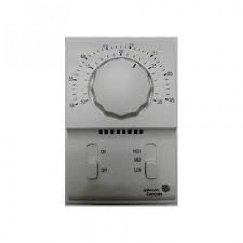 JOHNSON CONTROL Thermostats ON-OFF ,HI-MED-LOW Switch Model. T2000EAC