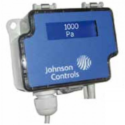 JOHNSON CONTROL Differential Pressure Sensor, with 8 Ranges and Display - Single Pack model.DP2500-R