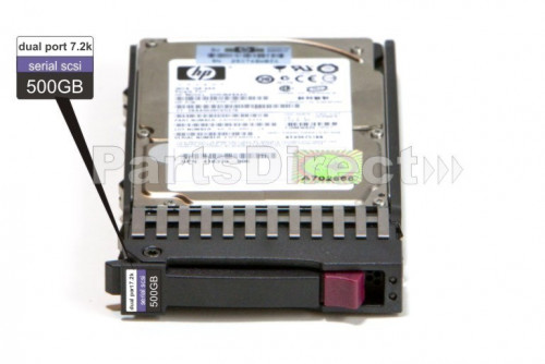 507609-001 HP 500-GB 6G 7.2K 2.5 DP SAS HDD