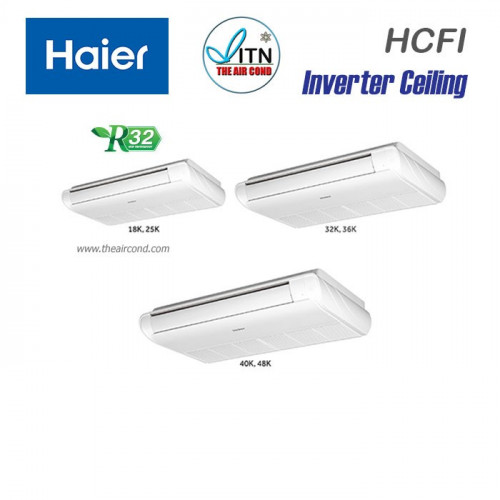 HCFI series Gale Cool Plus แอร์แขวนไฮเออร์ Haier Inverter R32 เบอร์ 5 พร้อมติดตั้ง รับประกันคอม 10 ป