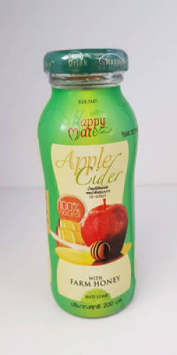 น้ำแอปเปิ้ลไซเดอร์ รสมะนาว(200ml)