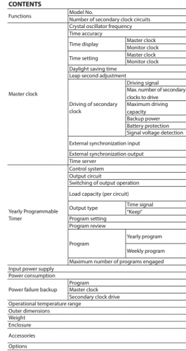 YEARLY PROGRAMMABLE TIMER (GNSS Synchronization) Wall-Mount Type QT-78101 4