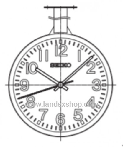 NTP Secondary Clock (Analogue indoor) Double-faced / Suspended type & Wall bracket type SCN-360(ø315 1