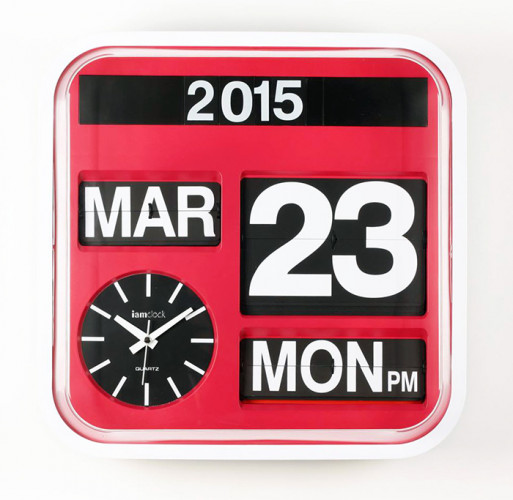 นาฬิกาพร้อมกับปฎิทินแบบแผ่นพับขนาดใหญ่ (Fartech Calendar Wall Clock) AD-630 2