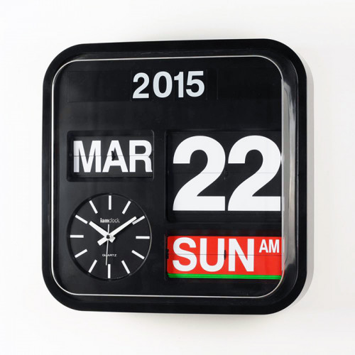 นาฬิกาพร้อมกับปฎิทินแบบแผ่นพับขนาดใหญ่ (Fartech Calendar Wall Clock) AD-630 1