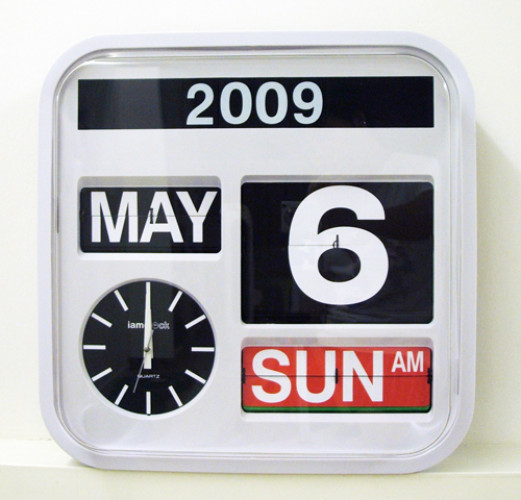 นาฬิกาพร้อมกับปฎิทินแบบแผ่นพับขนาดใหญ่ (Fartech Calendar Wall Clock) AD-630 3