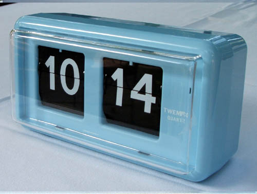 นาฬิกาตั้งโต๊ะ ระบบแผ่นพับตัวเลข TWEMCO QT-30 3