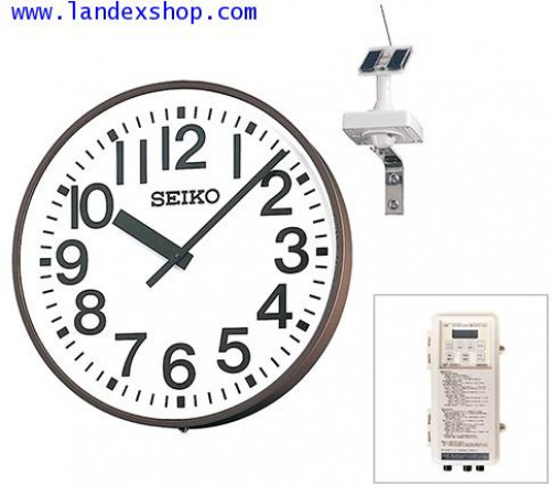 GNSS SYNCHRONIZATION SOLAR-POWERED OUTDOOR CLOCK, Wall type QFC-707GNS