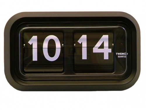 นาฬิกาแขวนผนังระบบแผ่นพับตัวเลข TWEMCO BQ-58 (Flip clock) 1