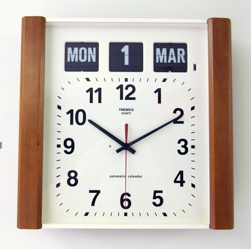นาฬิกาพร้อมกับปฎิทินแบบแผ่นพับ BQ-15 (Flip clock) 1